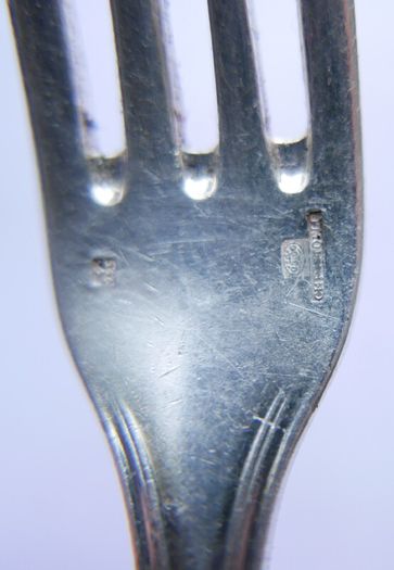Antique Christofle Silver  Fork 77,2g