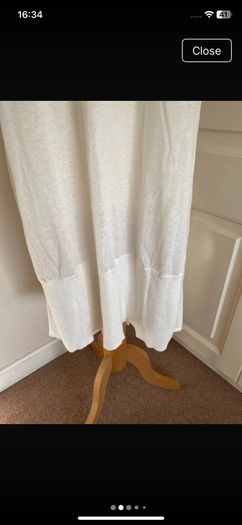 Cream Lauren Vidal dress size 14