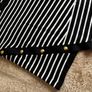 Black and White Striped Top Image 2