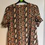 Statement Snakeskin Blouse Pluss Collection, Size 2XL Image 5