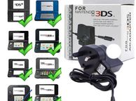 main image for ad Nintendo Dsi Dsi Xl 2ds 3ds 3ds Xl 2ds Xl Mains Wall Power Charger Uk 3 Pin