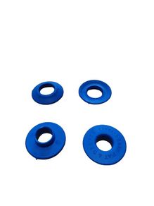 Blue plastic eyelets  12mm - 10 pk