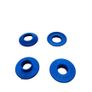 White plastic eyelets  12mm - 10 pk Image 3