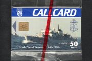 1996 Ireland 50 unit 50th anniversary of the Irish Naval Service (1946-1996) (Gemplus GEM1) Call Card Mint in Packaging