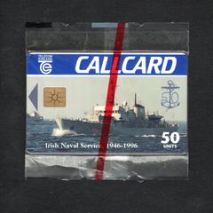 1996 Ireland 50 unit 50th anniversary of the Irish Naval Service (1946-1996) (Gemplus GEM1) Call Card Mint in Packaging