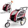 Childrens Bike Trailer with Jogger Mode and Suspension Image 7