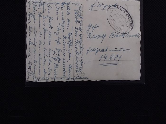 WW2 : Breslau - Auschwitz Concentration Camp - 1940 Postcard