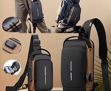 Anti Back small Bag with pin Locker