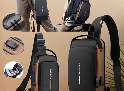 Anti Back small Bag with pin Locker
