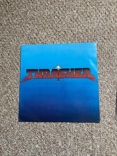 Metal band Thrasher "Burning at the speed of light" vinyl lp