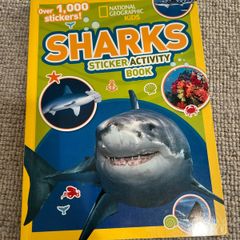 New - Sharks Sticker Activity Book