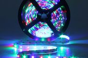 5M Lamp Light Strip Kitchen SMD 3528 300 LED RGB Colourful 24 key Remote IR Controller