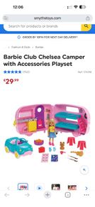 Barbie Club Chelsea Camper with Accessories Playset dollhouse