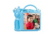 Personalised Children's Lunchbox with Water Bottle and Handle - Blue back to school stationary