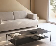 Kave black coffee table new/ one month old. Email receipt available.