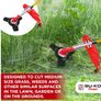 BU-KO 52cc Long Reach Petrol Multi Functional Garden Tool: Petrol Strimmers and Brush Cutter, Extendable Petrol Hedge Trimmer, Pruner Chainsaw, Petrol Grass Trimmers, 75cm Extension Pole, Toolbag Image 9