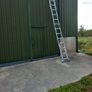 Multi purpose  aluminium ladder with  sliding rungs Image 6