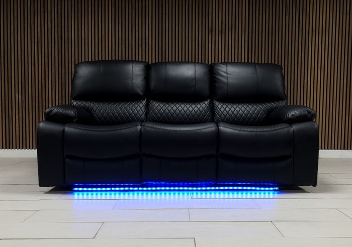 3 Seater Rita Plus Electric Leather Recliner Sofa