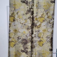 Ochre curtains