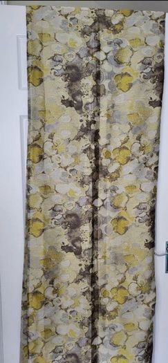 Ochre curtains