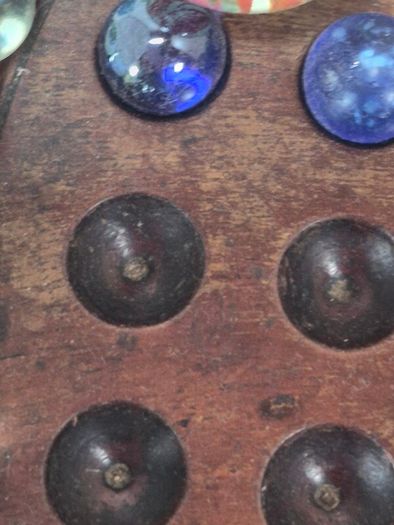 Victorian Marble Solitaire Board Game