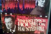 House on Haunted Hill, The Ghoul and A Bucket of Blood, DVD, Vincent Price Boris Karloff Roger Corman Vintage Horror movies