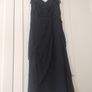 Fab black chiffon maxi dress size 14 Image 2