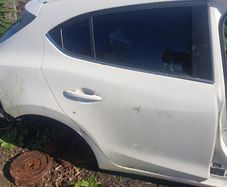Mazda 3 driver rear door hatchback