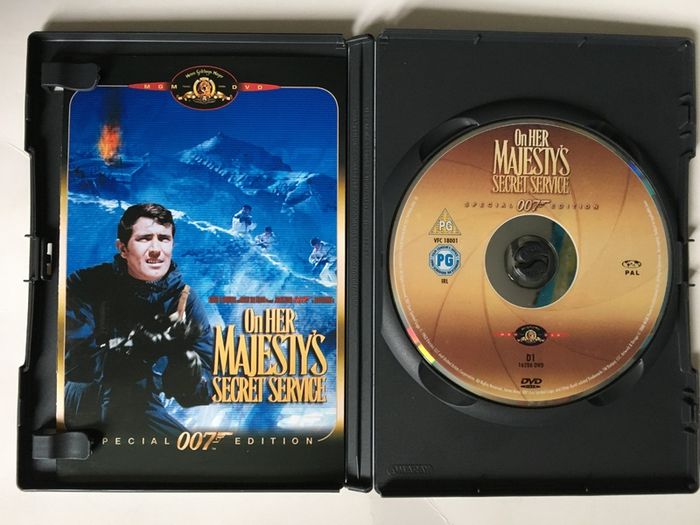 007 James Bond 07: On Her Majesty's Secret Service [1969] George Lazenby, Diana Rigg & Telly Savalas [Movie DVD]