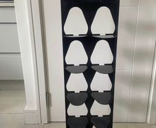 metal shoe rack