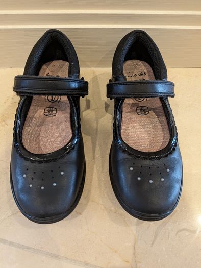 Clarks girls school shoes size UK13