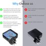 65W USB C Laptop Charger Compatible with MacBook Pro/Air, Lenovo ThinkPad, Asus, HP, Dell, Acer, Google Chromebook Notebook, HUAWEI, Xiaomi, and more Type C Devices PD Wall Charger Image 5