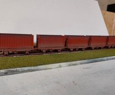 CIE Irish Rail Open Coal wagons x6