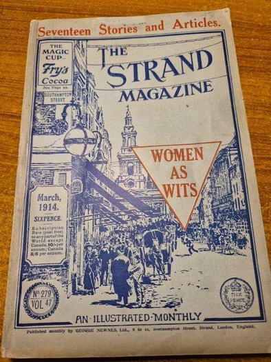 Unique Item. 1914 Antique The Strand Magazine. March 1914 vol 47.