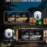 Security Camera Outdoor 3MP, PTZ Outdoor Camera (9X Zoom),360 Degree CCTV Camera WiFi Camera with Motion Tracking, Two-Way Talk,15m Color Night Vision, Siren Alarm (FREE SHIPPING) Image 4