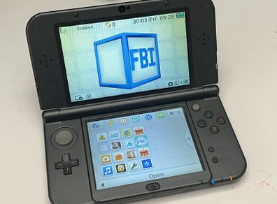 New Nintendo 3DS LL Black Modded