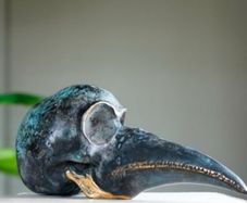 Birdhead - Patinated Bronze