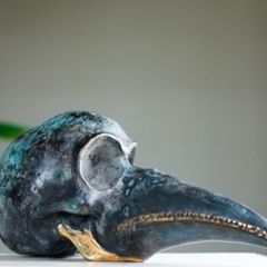 Birdhead - Patinated Bronze