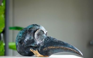 Birdhead - Patinated Bronze