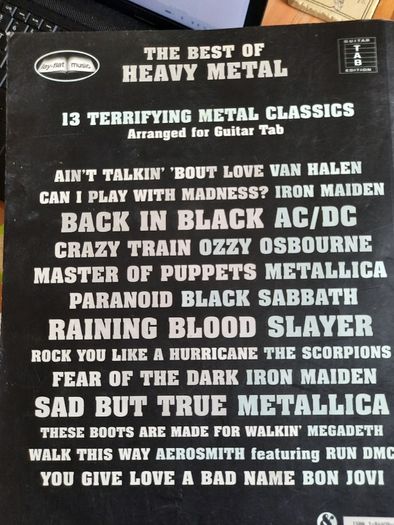 The Best of Heavy Metal - Metal Tabs