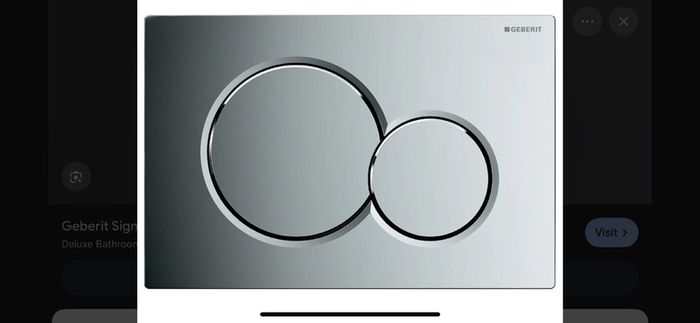 geberit  push plate