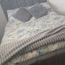 Kingsize plush velvet divan bed Image 2