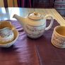 Nicholas Mosse lavender  new tea set from Washington Creek USA . A tea pot, large mug, creamer and sugar bowl . Image 7