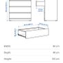 malm chest of drawers Image 3