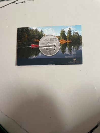 20 Dollars fine silver coin