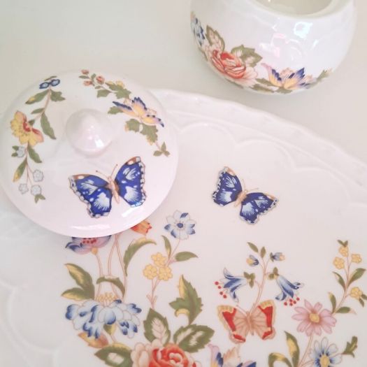 Aynsley Dish + Aynsley Small Trinket Dish + Lid