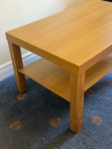 Ikea oak effect coffee table