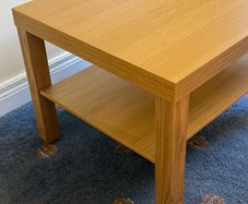 Ikea oak effect coffee table