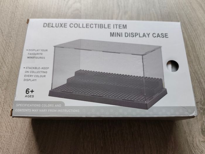 LEGO compatible display boxes set of 3