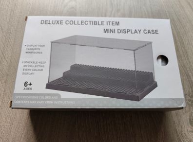 LEGO compatible display boxes set of 3